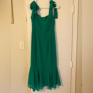Lulus, green, special occasion dress